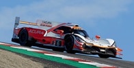 Acura Motorsports ARX-05 3/4 view racing at Acura Motorsports ARX-05 3/4 view racing at