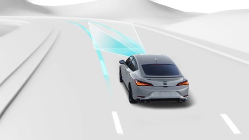 2026 Acura Integra featuring the Blind Spot information System. 2026 Acura Integra featuring the Blind Spot information System.
