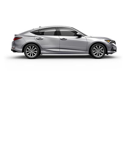 2026 Acura Integra A-Spec with Technology Package shown in Urban Gray Pearl, profile view. 2026 Acura Integra A-Spec with Technology Package shown in Urban Gray Pearl, profile view.