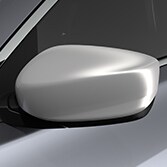 DOOR MIRROR COVER, SATIN SILVER (part number:)