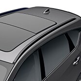 ROOF RAILS, BLACK (part number:)