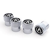 VALVE STEM CAPS, A-MARK, CHROME (part number:)