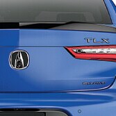 SIDE AND REAR EMBLEMS, BLACK CHROME - A-SPEC (part number:)