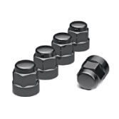 WHEEL LUGS, BLACK (part number:)