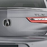 REAR EMBLEMS, BLACK CHROME - TLX (part number:)