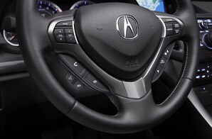 Dark Metal Steering Wheel Trim