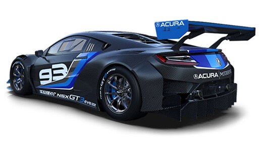 Acura NSX GT3 EVO22 Race Car