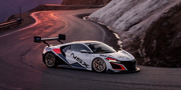 Acura NSX racing test session  Acura NSX racing test session