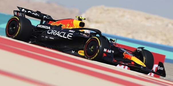 Oracle Red Bull Racing Team vehicle on the race track Oracle Red Bull Racing Team vehicle on the race track