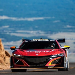Acura NSX GT3 front view at the 2018 Pikes Peak Acura NSX GT3 front view at the 2018 Pikes Peak