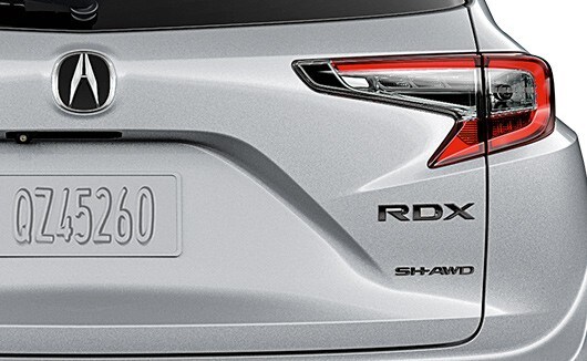 RDX 2022 Emblems in Black Chrome