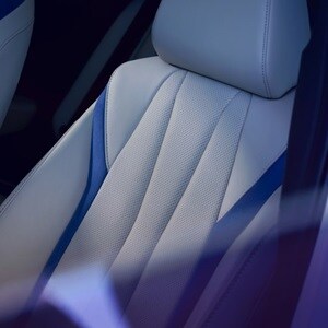 Acura 2025 ADX Orchid Interior with Leather-trimmed seats with microsuede accents and heated and ventilated front seats provide a comfortable, driver-focused experience inside the ADX with A-Spec® Advance.
