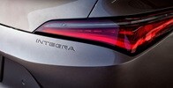 2023 Integra taillight with embossed Integra badge detail 2023 Integra taillight with embossed Integra badge detail