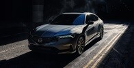 2023 Integra in Liquid Carbon Metallic 3/4 front 2023 Integra in Liquid Carbon Metallic 3/4 front