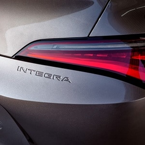 2023 Integra taillight with embossed Integra badge detail 2023 Integra taillight with embossed Integra badge detail