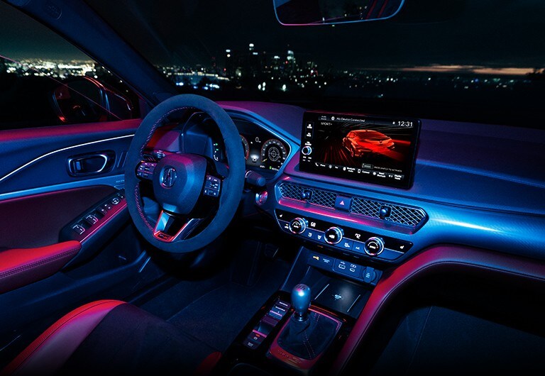 Acura Integra Type S Ebony interior