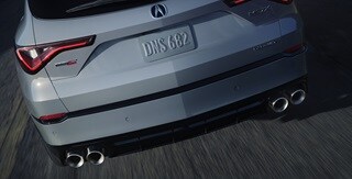 Acura MDX Type S Advance Rear exhaust detail Acura MDX Type S Advance Rear exhaust detail