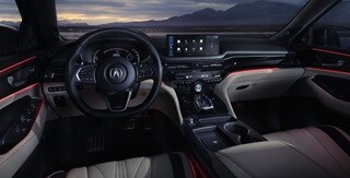 Acura MDX Type S Advance interior detail Acura MDX Type S Advance interior detail