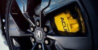 Acura 2024 ZDX Type S with the large 6-piston Brembo® front brake calipers Acura 2024 ZDX Type S with the large 6-piston Brembo® front brake calipers