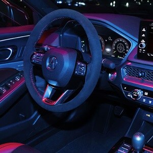 Acura Integra Type S in Tiger Eye Pearl rear view Acura Integra Type S in Tiger Eye Pearl rear view