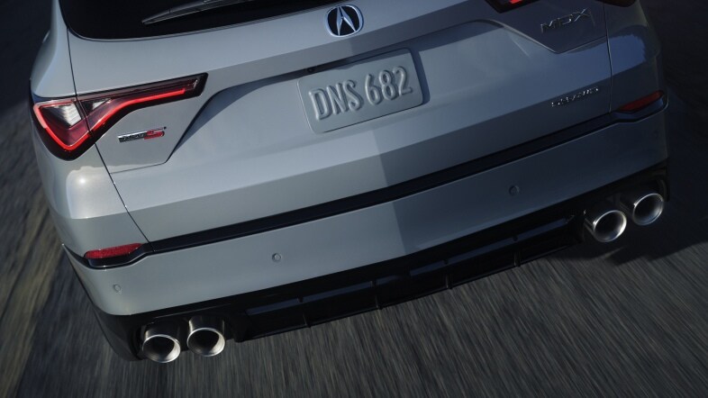 Acura 2025 MDX Type S Advance Rear exhaust detail
