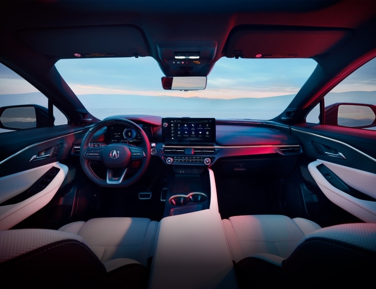 Acura 2024 ZDX Type S with Orchid Interior.