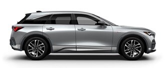 2024 Acura ZDX A-Spec RWD exterior in Mercury Silver Metallic