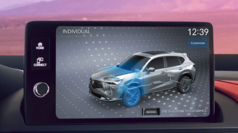 Acura 2025 ADX Center Display with Individual mode on