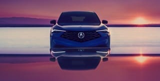 Acura 2025 ADX A-Spec with Advance Package in Adriatic Sea Blue Metallic front view with Diamond Pentagon Grille Acura 2025 ADX A-Spec with Advance Package in Adriatic Sea Blue Metallic front view with Diamond Pentagon Grille
