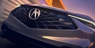 Acura 2025 ADX A-Spec Package in Urban Gray Pearl with Acura Genuine Accessories the frameless Diamond Pentagon Grille Acura 2025 ADX A-Spec Package in Urban Gray Pearl with Acura Genuine Accessories the frameless Diamond Pentagon Grille
