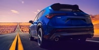 Acura 2025 ADX rear view on the road Acura 2025 ADX rear view on the road