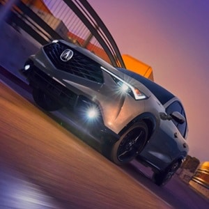 Acura 2025 ADX A-Spec Package in Urban Gray Pearl with Acura Genuine Accessories the LED fog lights Acura 2025 ADX A-Spec Package in Urban Gray Pearl with Acura Genuine Accessories the LED fog lights