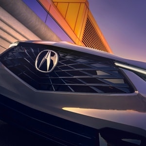 Acura 2025 ADX A-Spec Package in Urban Gray Pearl with Acura Genuine Accessories the frameless Diamond Pentagon Grille Acura 2025 ADX A-Spec Package in Urban Gray Pearl with Acura Genuine Accessories the frameless Diamond Pentagon Grille