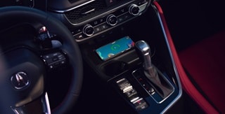 Acura 2025 ADX A-Spec Package with Red Interior with a leather-wrapped flat-bottom steering wheel Acura 2025 ADX A-Spec Package with Red Interior with a leather-wrapped flat-bottom steering wheel