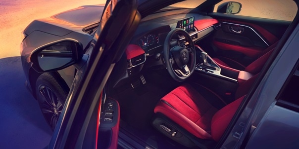 Acura 2025 ADX A-Spec Package with Red Interior with the driver-focused interior features available Acura 2025 ADX A-Spec Package with Red Interior with the driver-focused interior features available