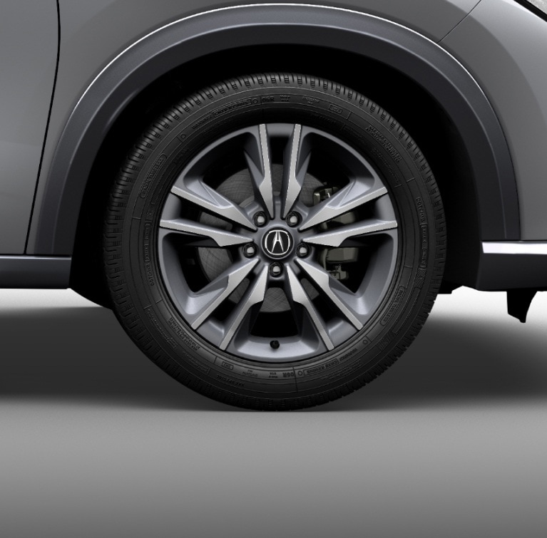 2026 Acura ADX with 18-in Pewter Gray w/Machine-finish Alloy.