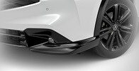2026 Acura ADX shown in Platinum White Pearl featuring the Front Underbody Spoilers accessory.