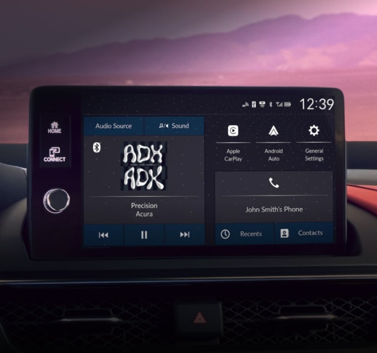 2026 Acura ADX A-Spec with Advance Package and Orchid Interior, featuring Wi-Fi hotspot capability.