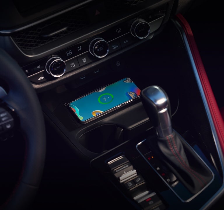 2026 Acura ADX A-Spec with Advance Package and Orchid Interior, featuring wireless charging.