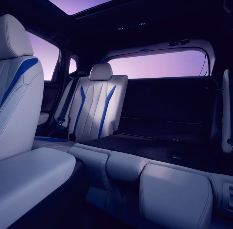 2026 Acura ADX A-Spec with Advance Package, shown with Orchid Interior and featuring expansive cargo space.