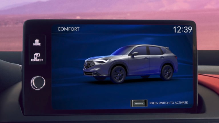 2026 Acura ADX featuring the Integrated Dynamics System in Comfort mode.