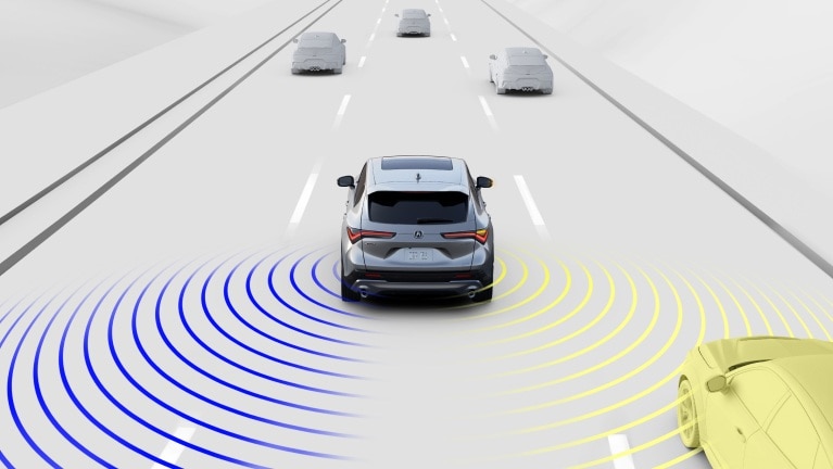 2026 Acura ADX featuring the Blind Spot Information System.