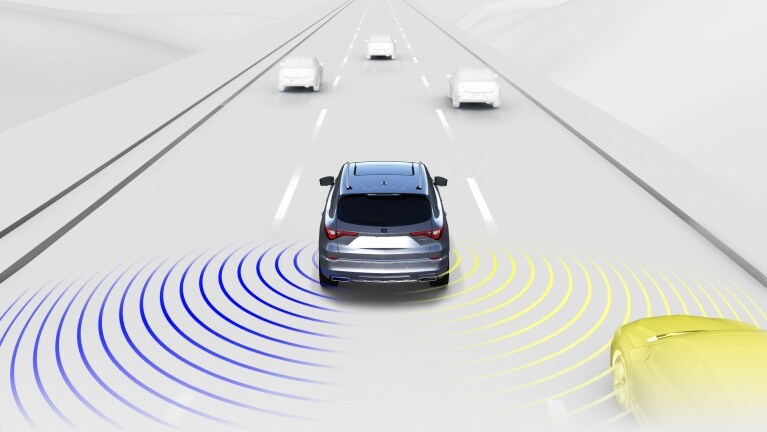 2026 Acura ADX featuring the Blind Spot Information System.
