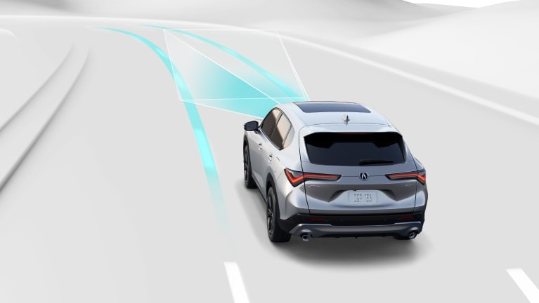 2026 Acura ADX featuring the Lane Keeping Assist System.
