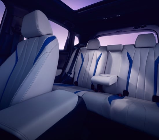 Acura 2026 ADX front passenger seat view and rear seats