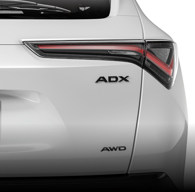 2026 Acura ADX A‑Spec featuring Gloss Black Emblems accessories.