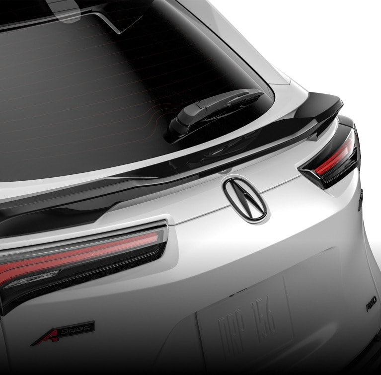 2026 Acura ADX A‑Spec featuring Tailgate Spoiler accessory.