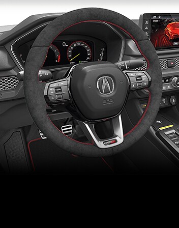 Integra Type S Alcantara-wrapped Sport Steering Wheel Accessory