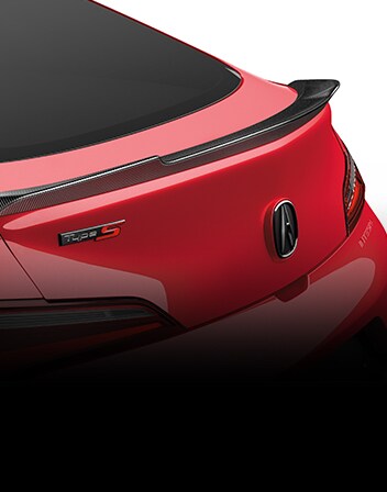 Integra Type S Carbon Fiber Tailgate Spoiler Accessory