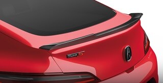 Integra Type S Carbon Fiber Tailgate Spoiler Accessory